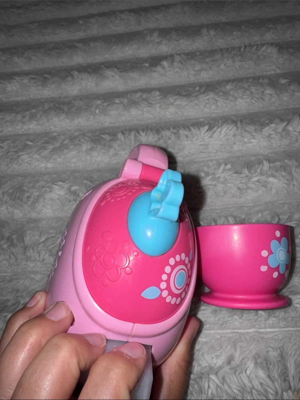 Fisher-Price Pink and Blue Smiling Tea Pot Playset